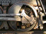 Eccentric crank on locomotive 11