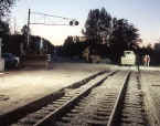 Reconstruction of North Bend Way signals and crossing in 2001